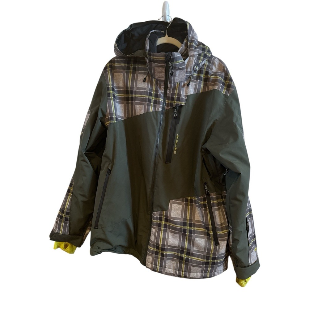 Obermeyer High Activity Men's Sz Large Balance‎ Jacket REECO Tech 60gm Primaloft